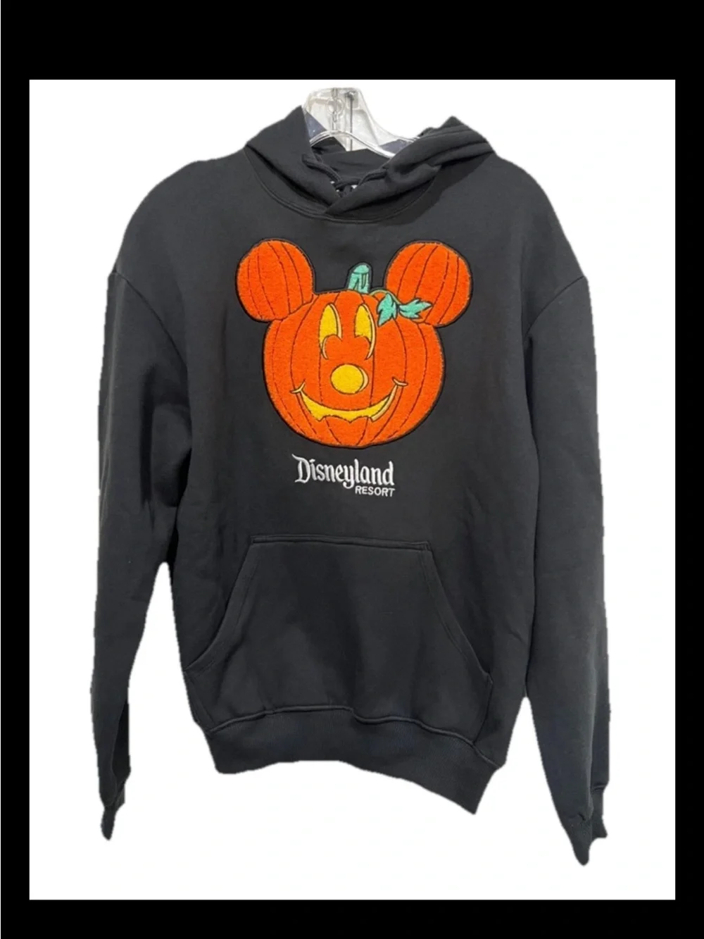 Disney Parks Disneyland 2026 Halloween MickeyMouse Pumpkin pullover Hoodie Larg